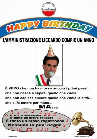 Jun 6 - HAPPY BIRTHDAY - L’Amministrazione Liccardo ha un anno